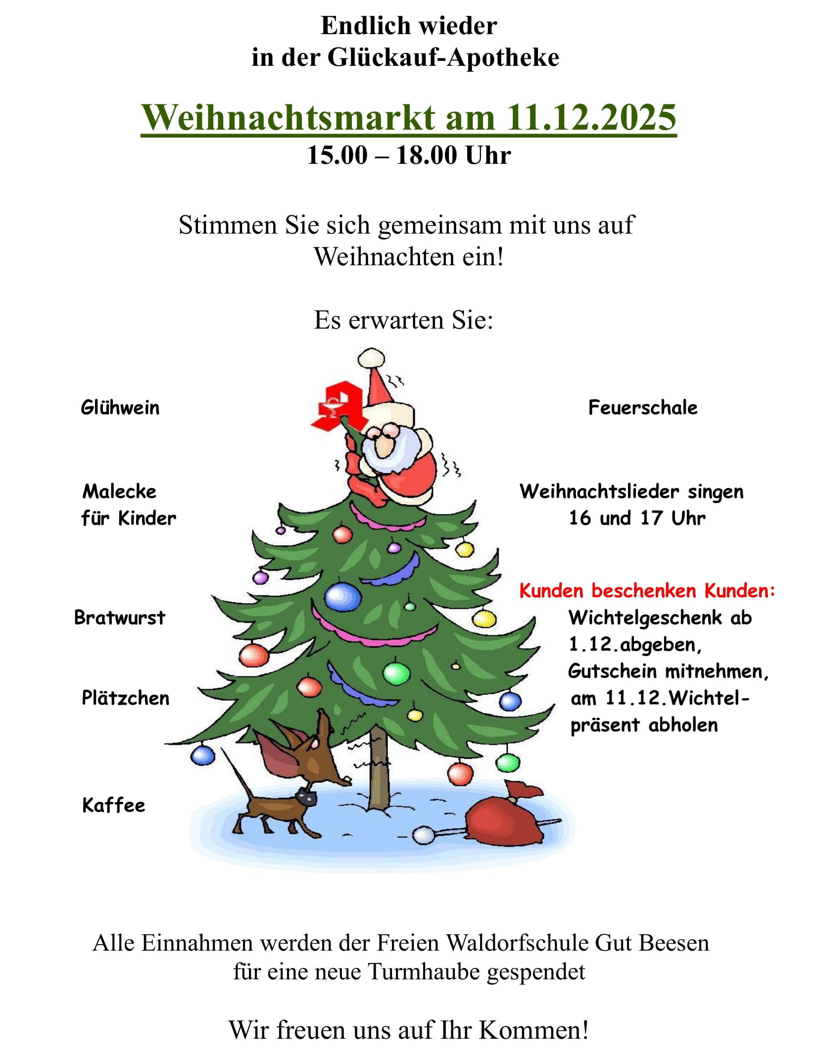Weihnachtsmarktflyer